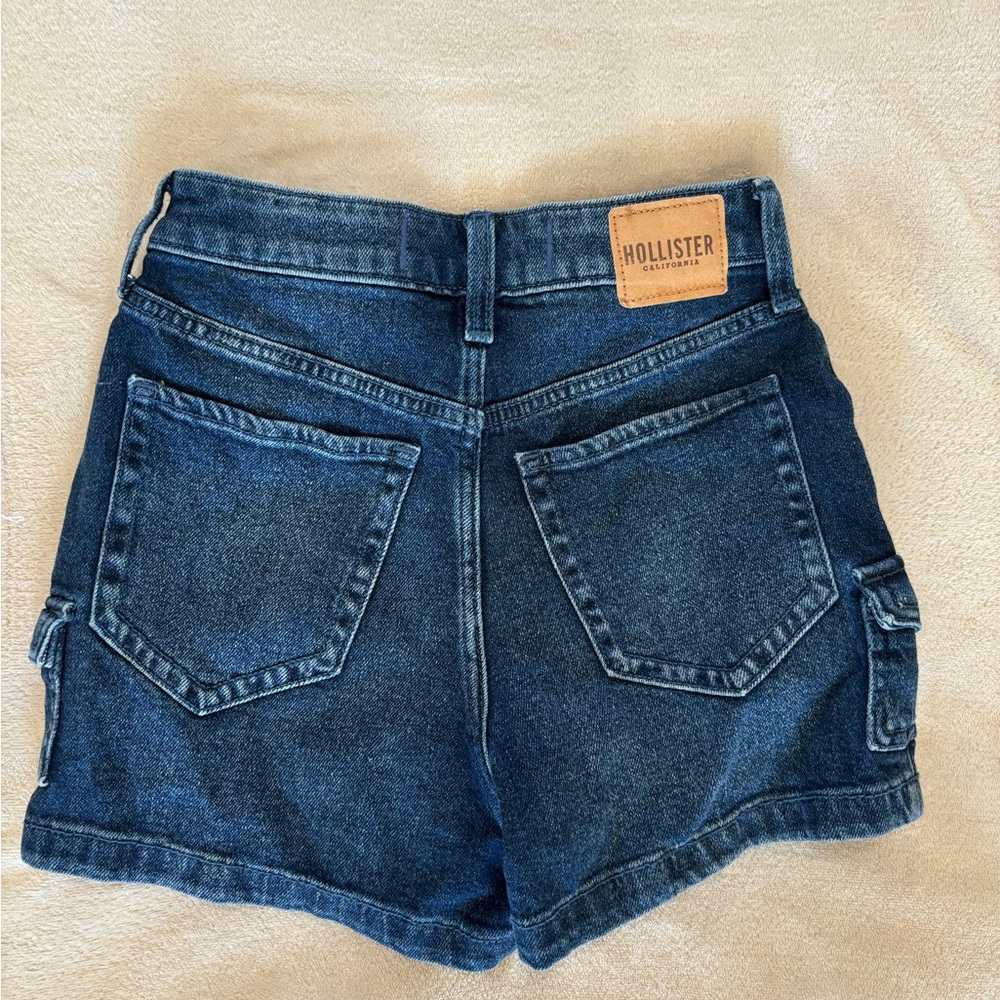 Hollister Blue Jean Shorts Vintage-Inspired Cut-Offs